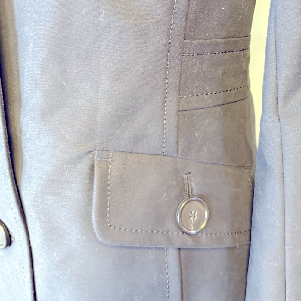 Navy trench by Ann Taylor, size small - Picture 3 of 8